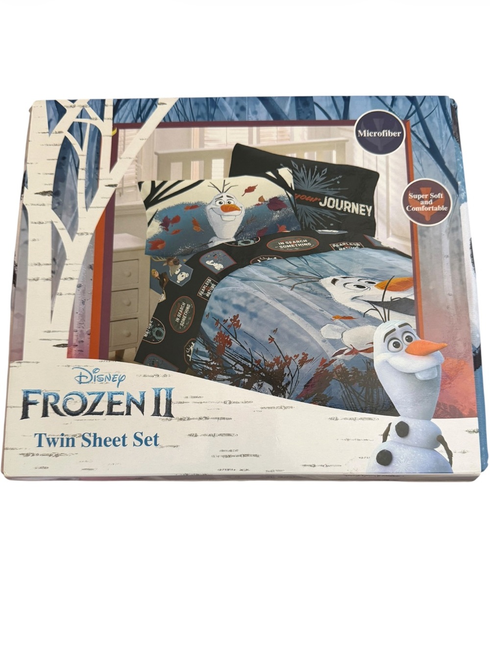 Disney Frozen II Olaf Sheet Set - New in Package